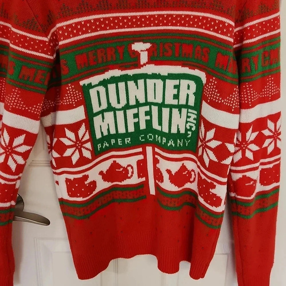 The Office Dunder Mifflin Paper Company Christmas Sweater - Picture 11 of 13